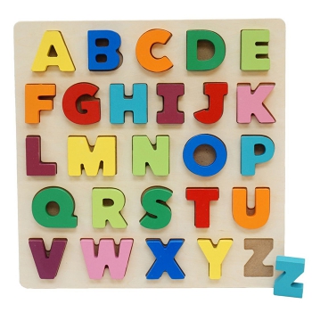 Spark Create Imagine 3D Wooden Alphabet Puzzle