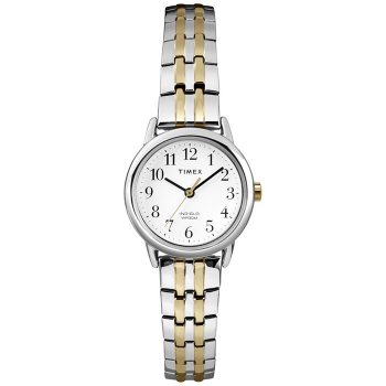 Women's Easy Reader Dress Watch, Two-Tone Stainless Steel Expansion Band
